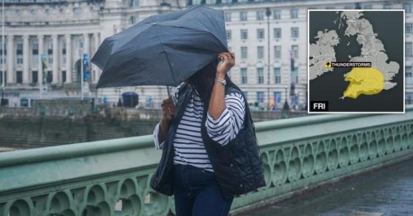 英格兰西部将迎来雷阵雨 (图片来源: REX)